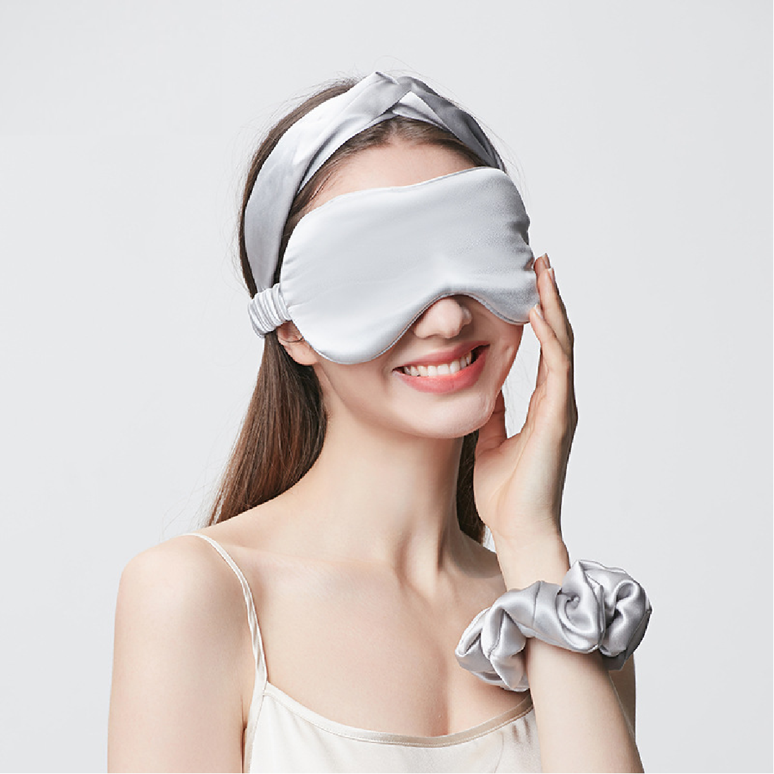 Luxury 19 MM 100% Mulberry Silk Sleep Set-Blackout Eye Mask