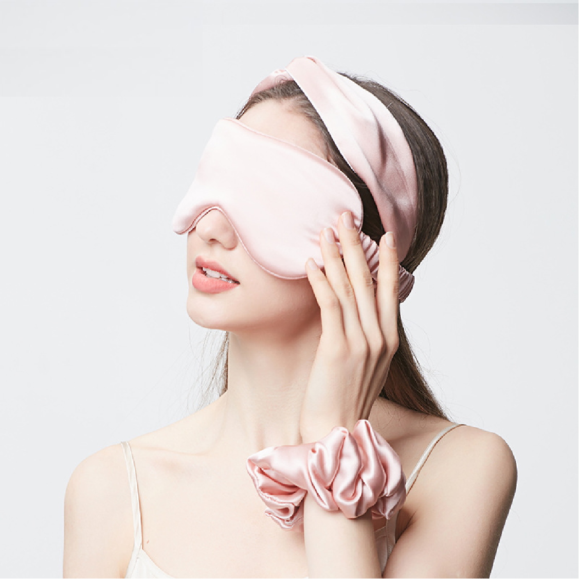 Luxury 19 MM 100% Mulberry Silk Sleep Set-Blackout Eye Mask