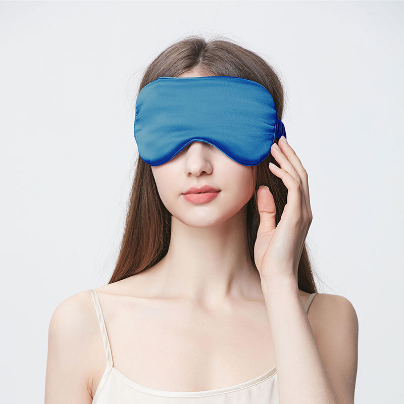 Luxury 19 MM 100% Mulberry Silk Sleep Set-Blackout Eye Mask