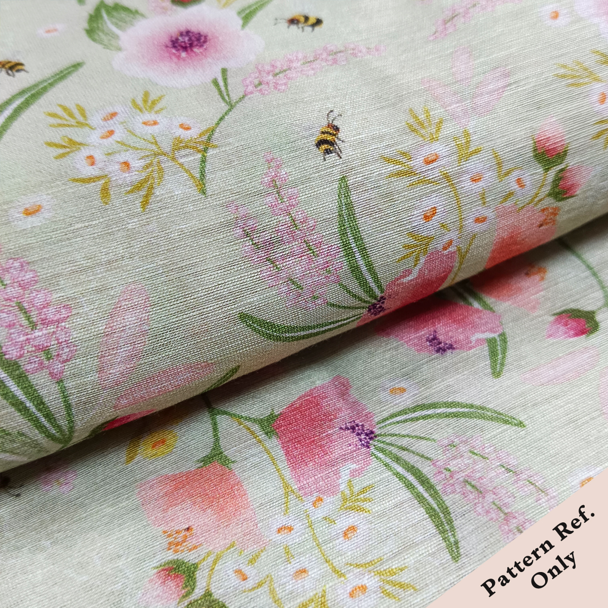 Custom Printed Silk Linen Fabric – Lightweight, Textured & Breathable for Premium Apparel & Accessories