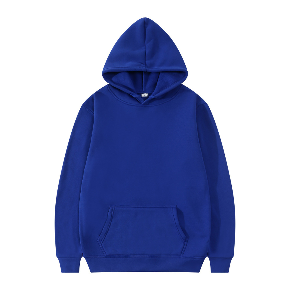 Customizable hooded sweatshirt with embroidered patterns