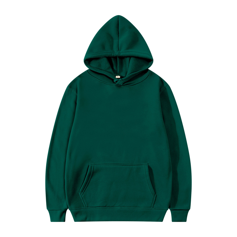 Customizable hooded sweatshirt with embroidered patterns