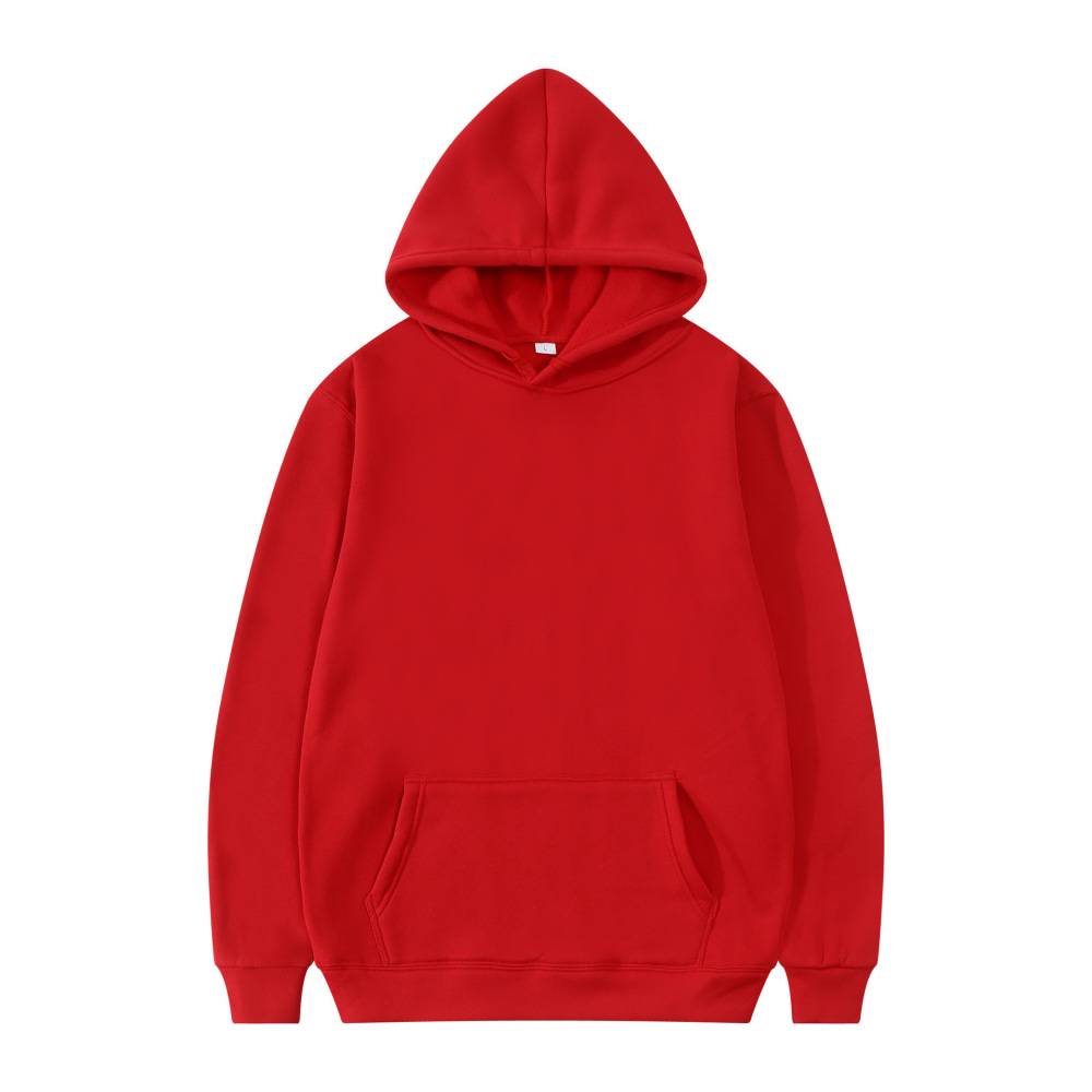Customizable hooded sweatshirt with embroidered patterns