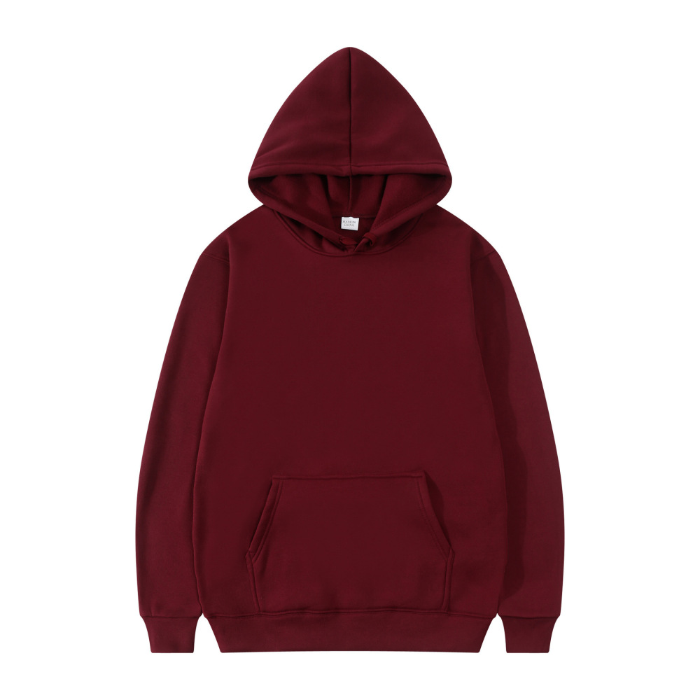 Customizable hooded sweatshirt with embroidered patterns
