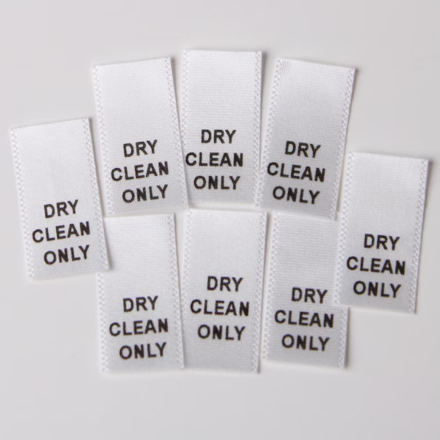 Custom Printed Satin Label Woven Edge Tape for Sewing and Crafts