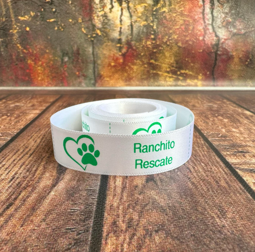 Custom Printed Satin Label Woven Edge Tape for Sewing and Crafts