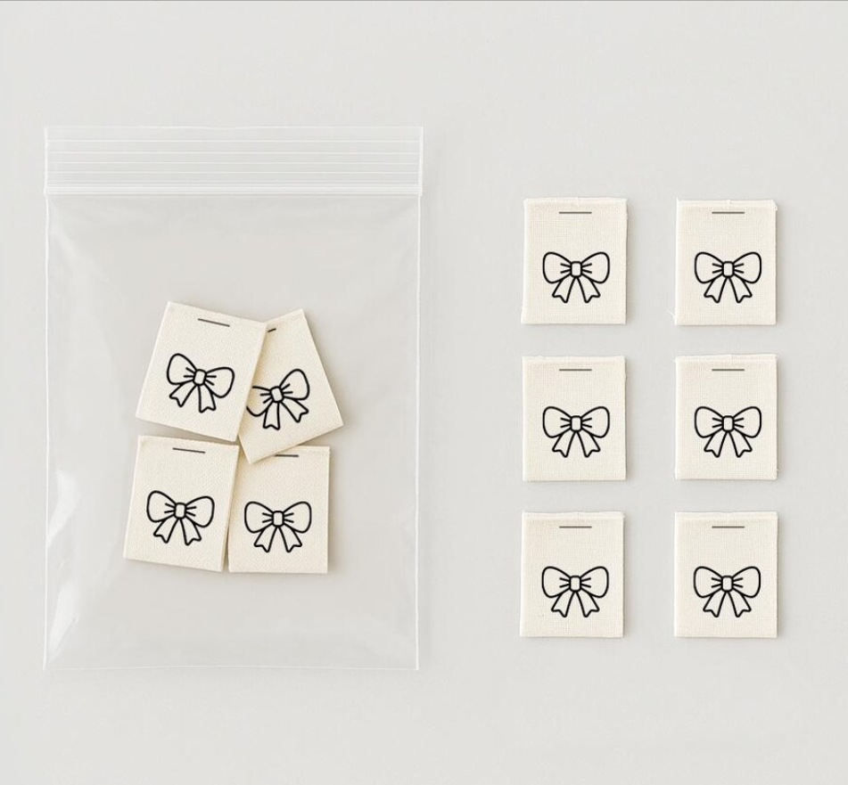 Custom Cotton Labels  Natural Soft Eco-Friendly
