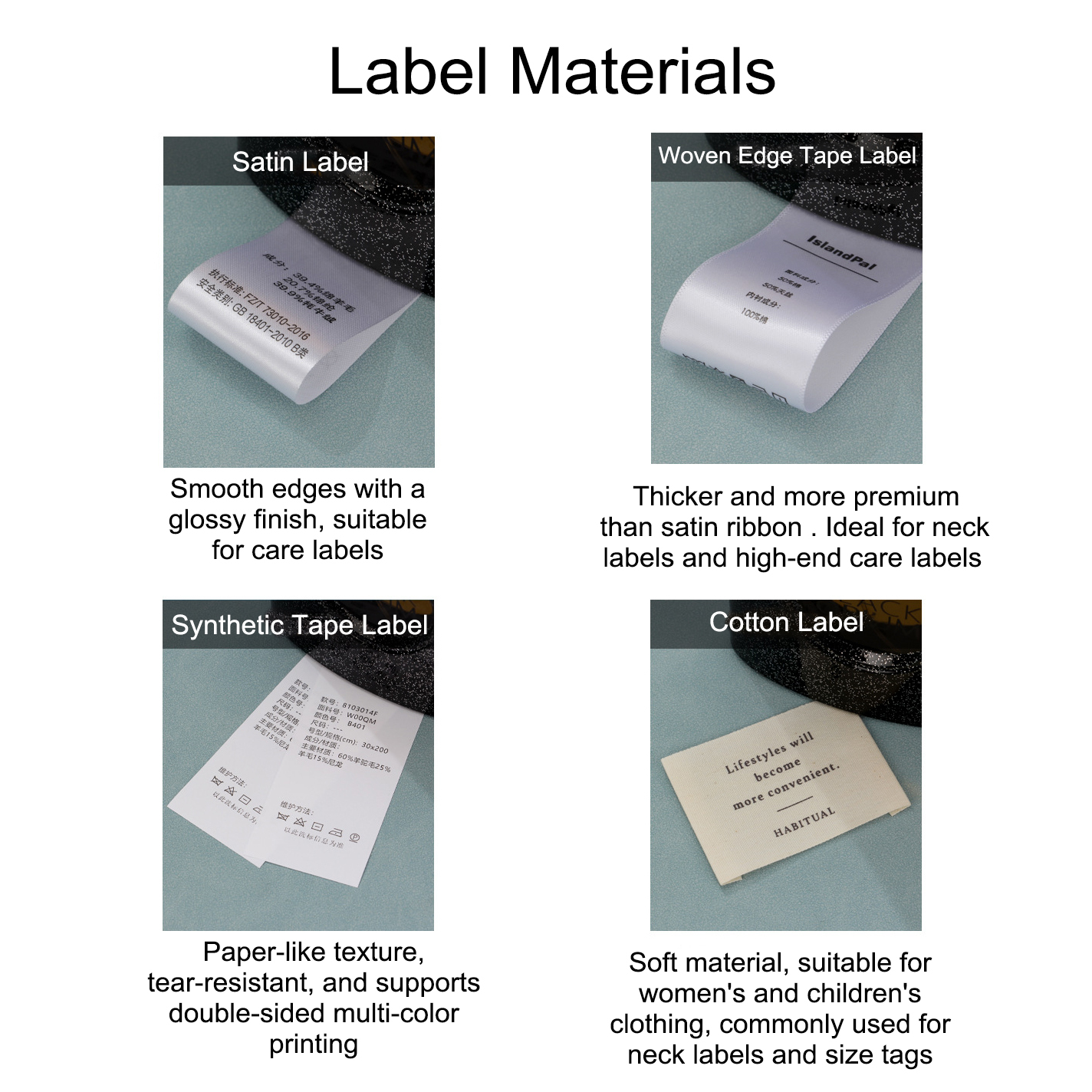 Personalized Satin Sewing Labels For Sewing Crafts