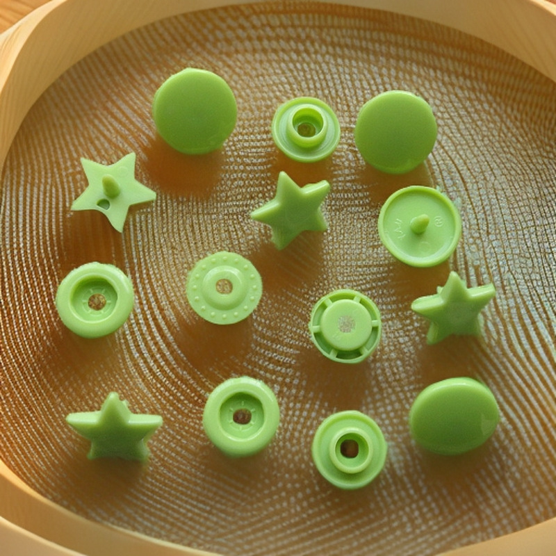 KAM Star Snap Buttons – T5 Plastic Snaps for Baby Clothes, DIY Crafts, Sewing Projects