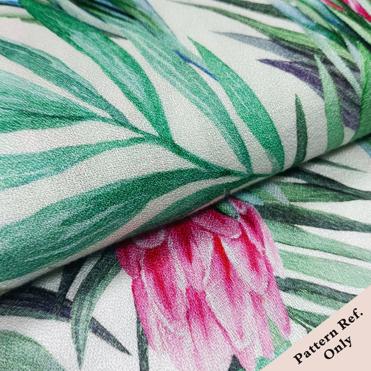 Custom Printed Rayon Moss Crepe Fabric – Soft, Drapable & Breathable for Fashionable Dresses & Everyday Wear