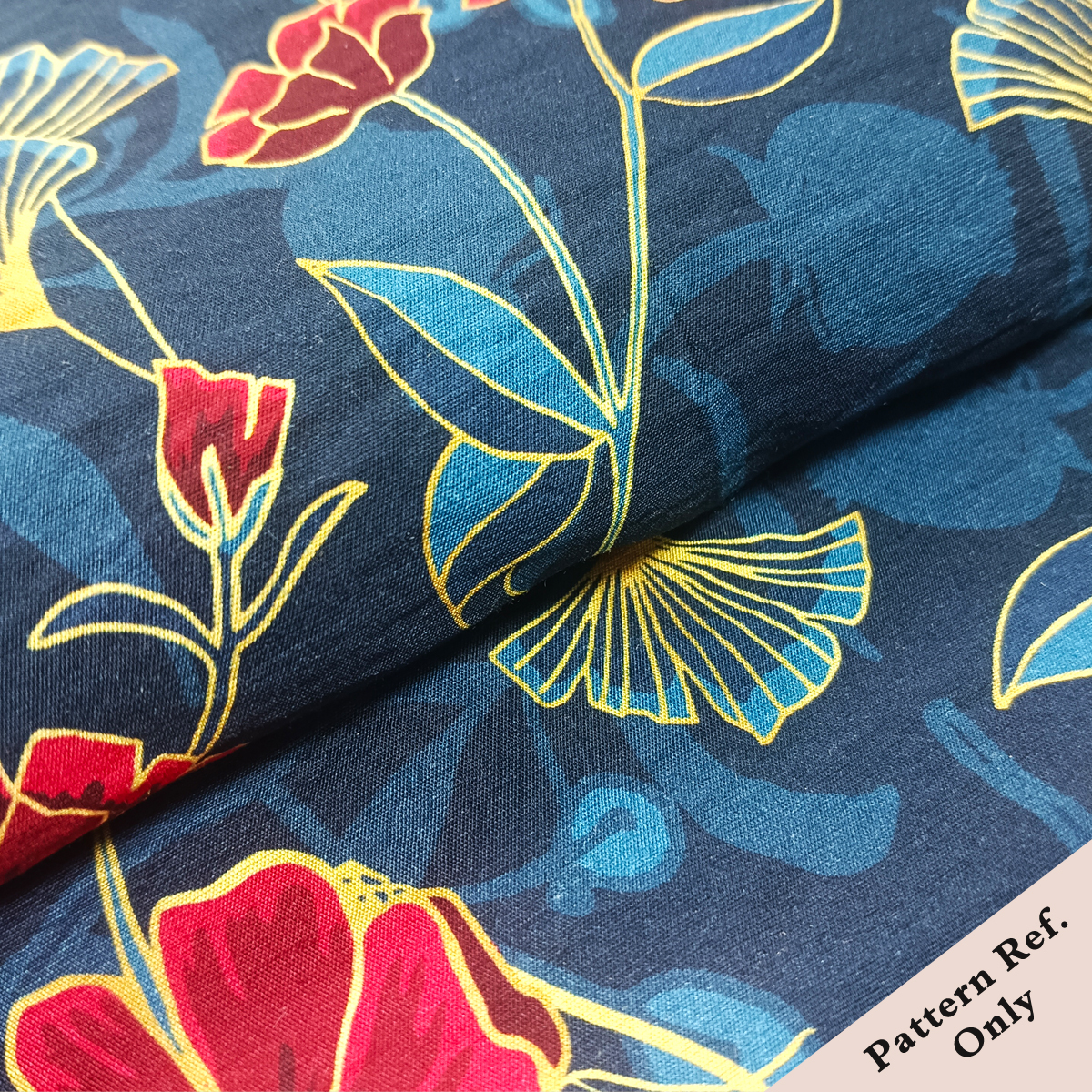 Custom Printed Rayon Nylon Blend Woven Fabric – Soft, Durable & Personalized for Fashionwear, Blouses & Draped Styles