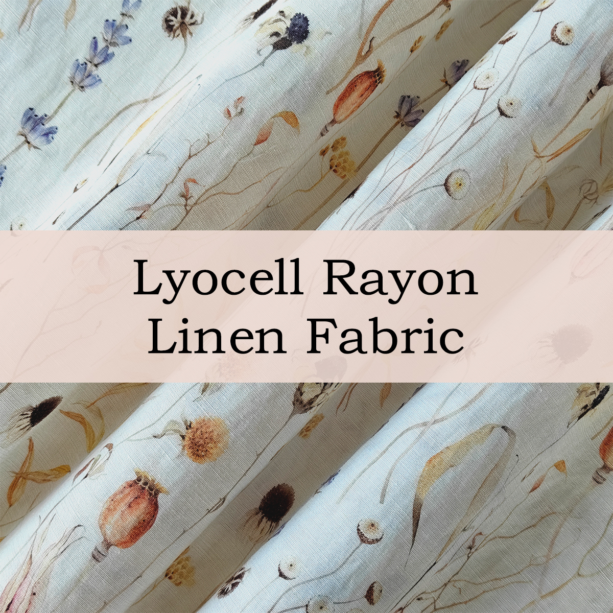Custom Printed Lyocell Rayon Linen Fabric – Soft, Breathable & Eco-Conscious for Timeless Apparel & Lifestyle Projects