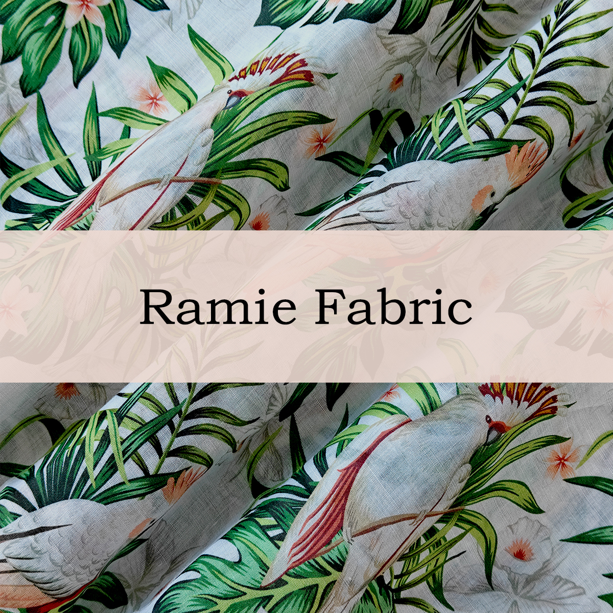 Custom Printed Ramie Fabric – Lightweight, Breathable & Textured for Elegant Apparel & Summerwear