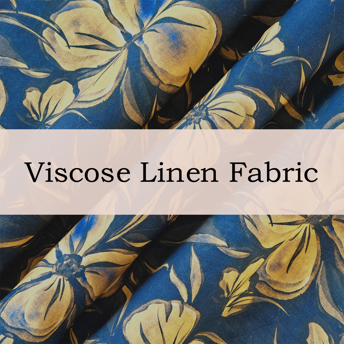 Custom Printed Viscose Linen Fabric – Airy, Textured & Sustainable for Breezy Dresses & Relaxed Shirts