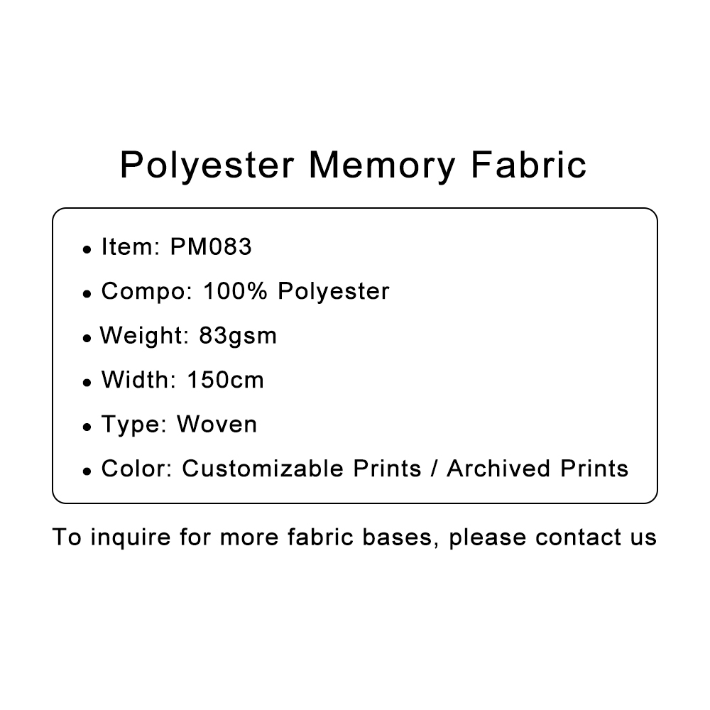 Custom Printed Polyester Memory Fabric – Crisp, Shape-Retaining & Water-Resistant for Fashion Jackets & Technical Apparel