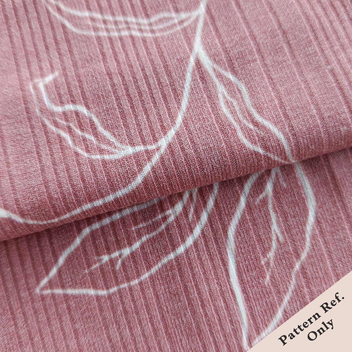 Custom Printed Stripes Rib Knit Fabric – Soft, Breathable & Stretchy for Stylish Apparel