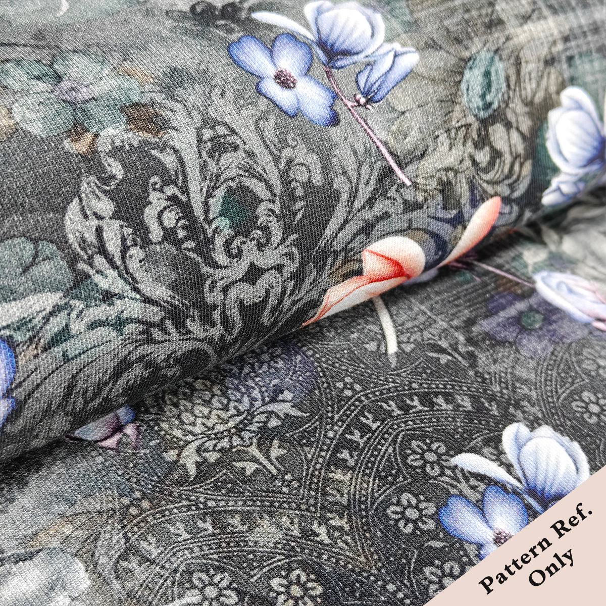Custom Printed Cotton Lycra French Terry Fabric | Soft & Stretchy for Sweaters & Hoodies