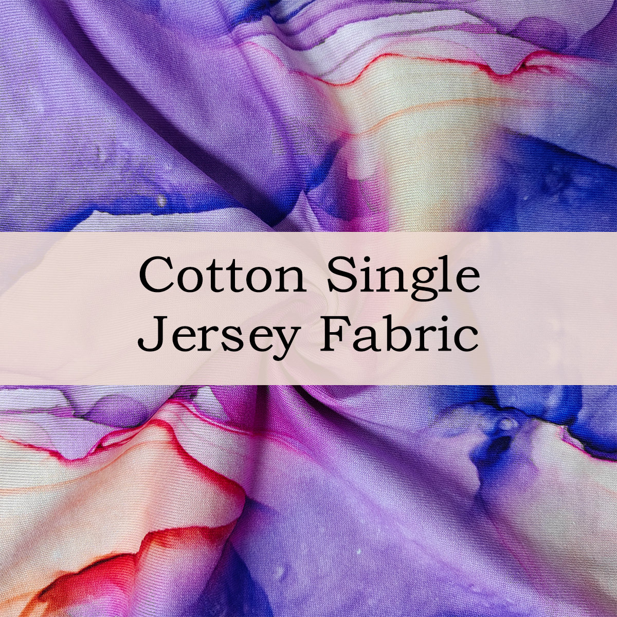 Cotton Single Jersey Fabric | Custom Digital Print Fabric for T-Shirts, Tops, Nightwear & Dresses