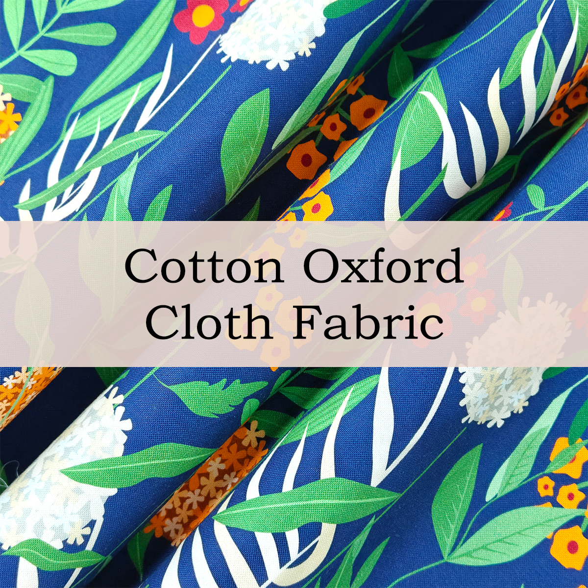 Custom Printed Cotton Oxford Cloth – Crisp, Breathable & Tailored for Shirts, Bags & Everyday Fashion