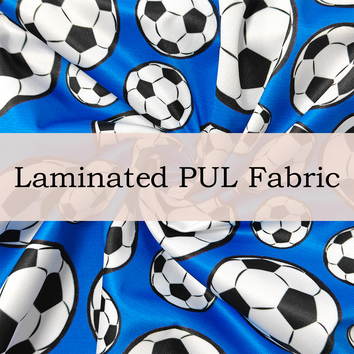 Custom Printed Laminated PUL Fabric – Waterproof Eco-Friendly & Soft for Baby Diapers Bibs Raincoats & Tablecloths