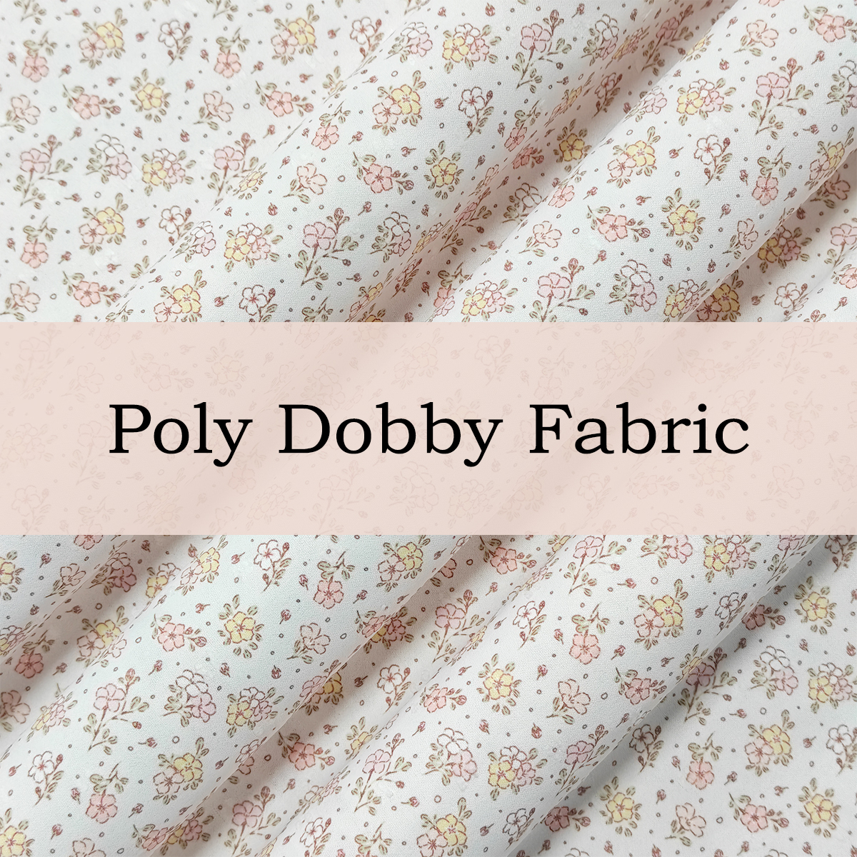 Custom Printed Polyester Dobby Fabric – Woven with Geometric Patterns for Dresses, Blouses, and Skirts