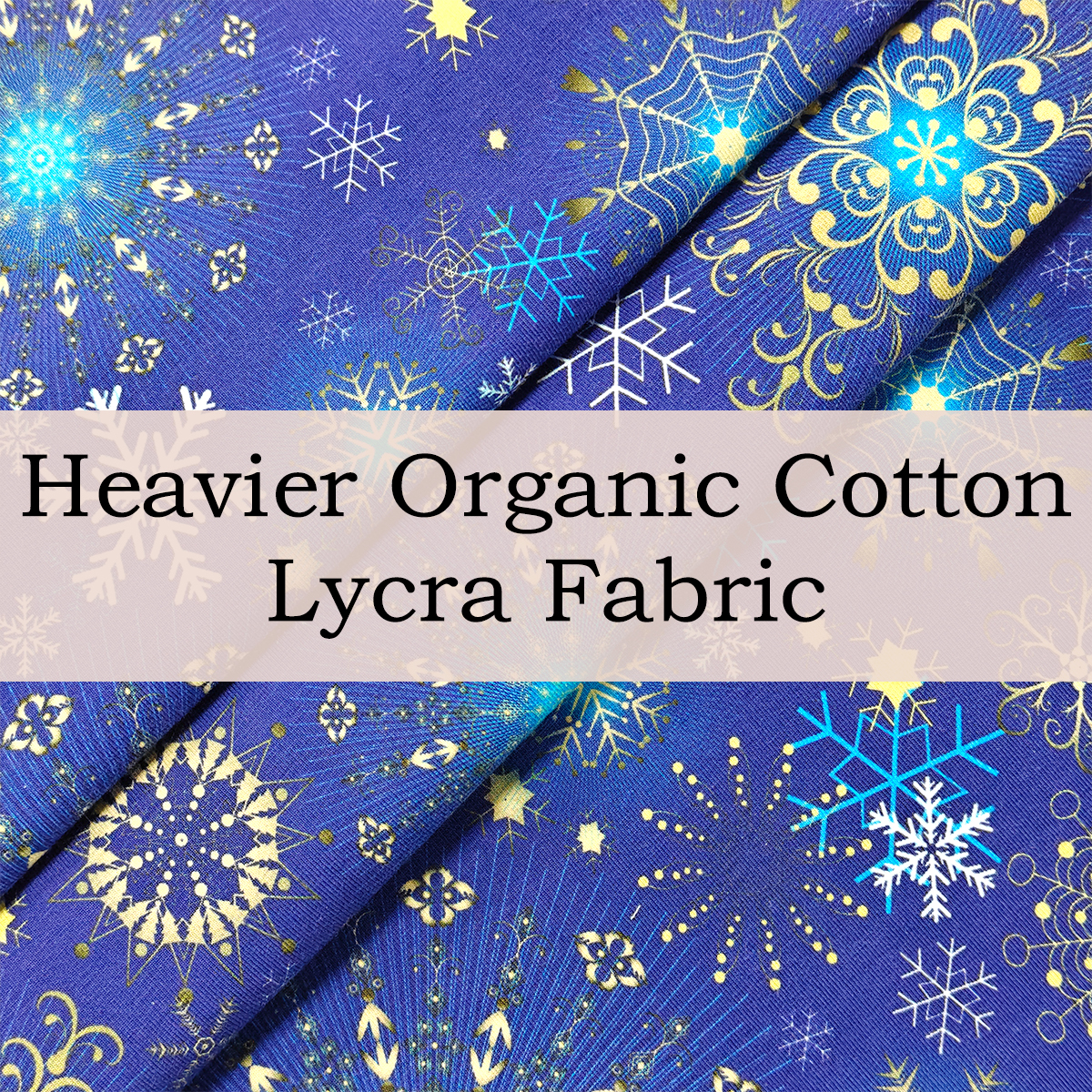 Custom Printed Heavier Organic Cotton Spandex Knit Fabric – Soft, Stretchy, and Comfortable for Apparel & Activewear