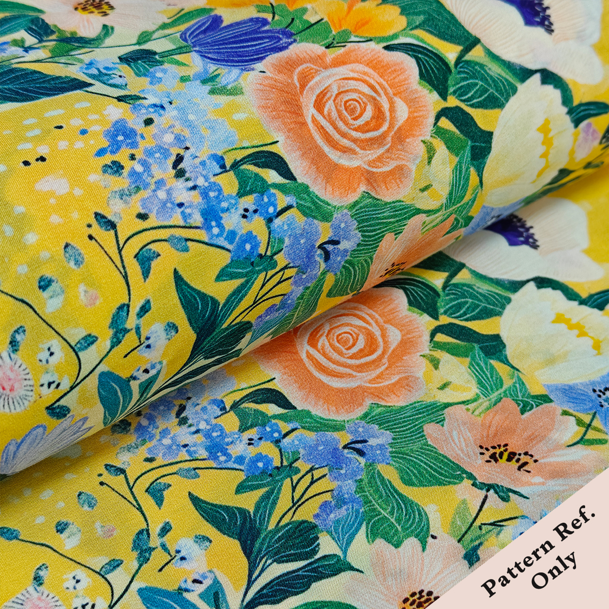 Custom Printed Cotton Poplin Liberty Base Fabric | Lightweight & Breathable