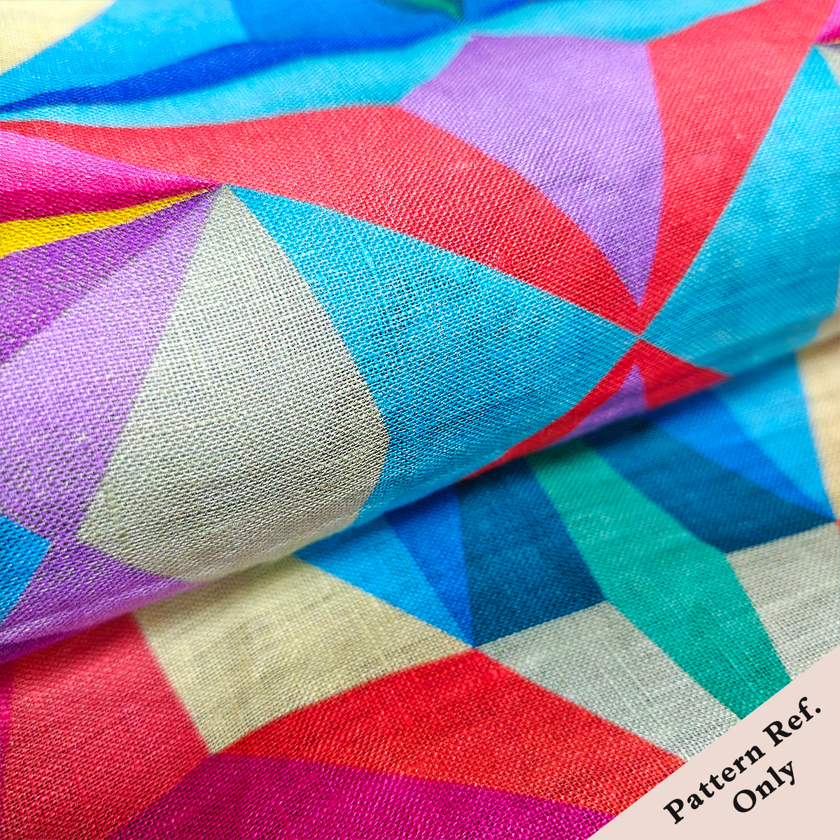 Custom Printed Pure Linen Fabric – Natural, Breathable & Soft for Stylish Garments & Relaxed Wear