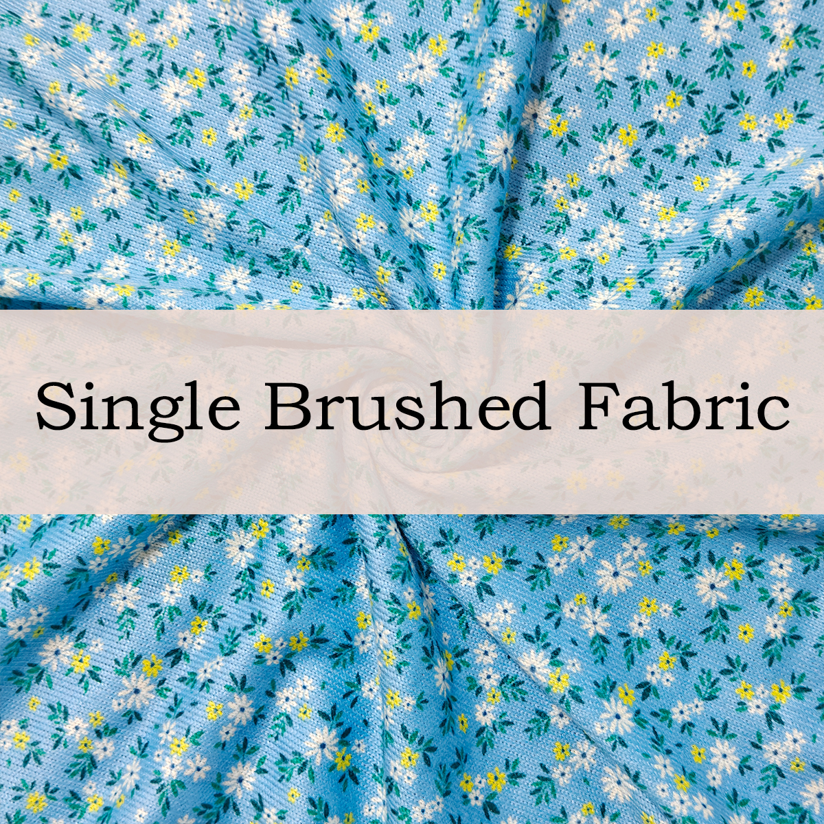 Custom Printed Single Brushed Knit Fabric – Soft, Stretchy & Luxurious for Clothing & Activewear