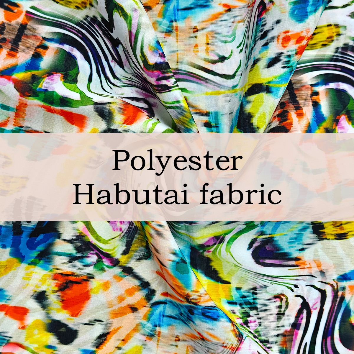Custom Printed Polyester Habutai Fabric – Soft, Smooth & Lightweight for Elegant Dresses & Blouses