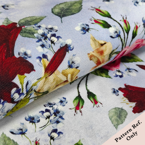 Custom Printed Cotton Viscose Dress Fabric | Soft & Breathable
