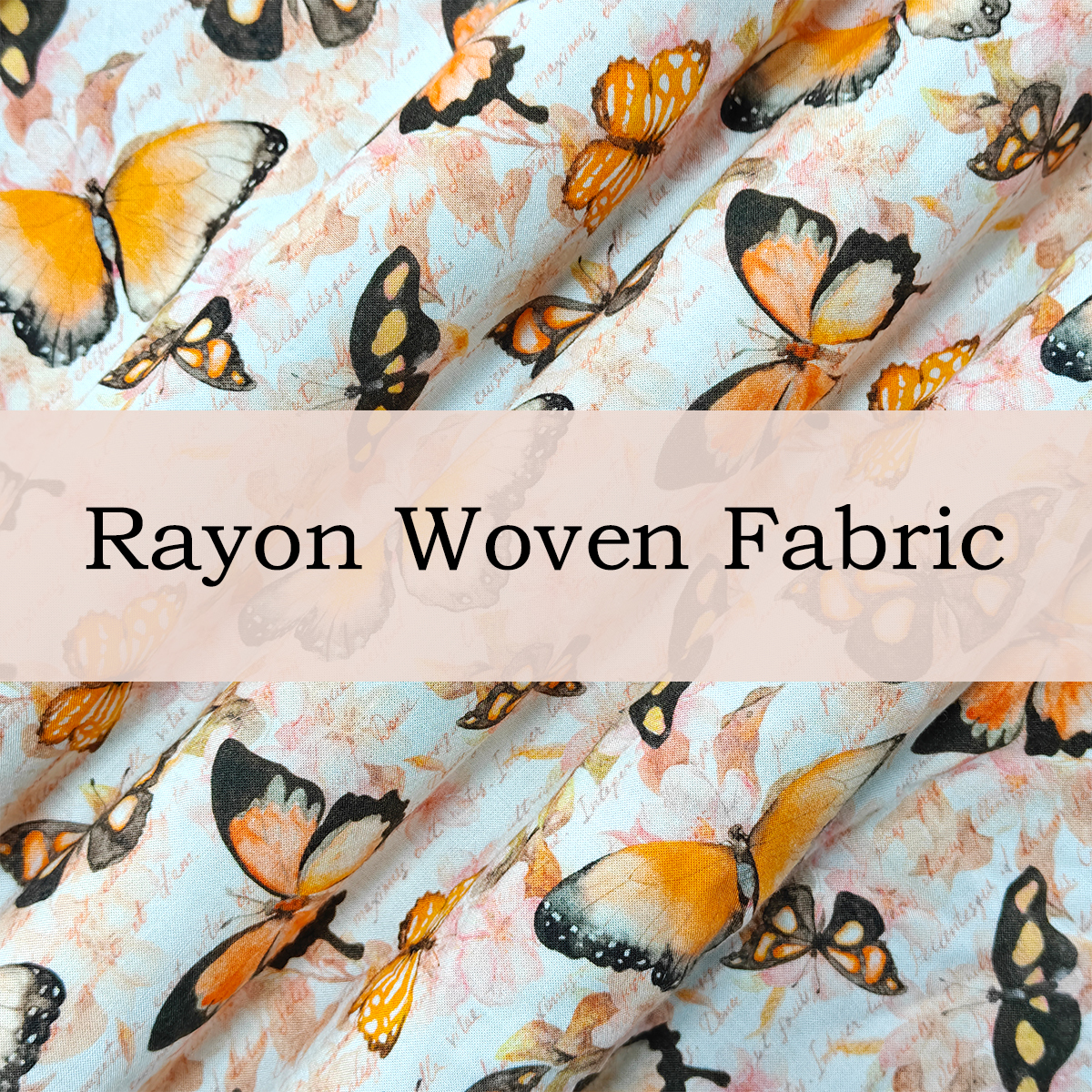Custom Printed 100% Rayon Fabric | Soft, Lightweight & Breathable