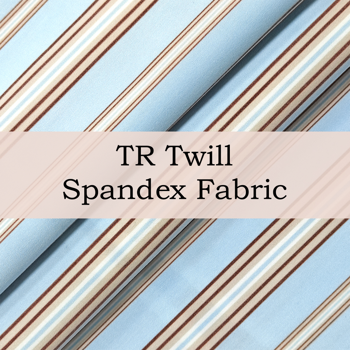 Custom Printed TR Twill Spandex Fabric – Durable, Stretchable & Versatile for Custom Apparel & Fashion Projects