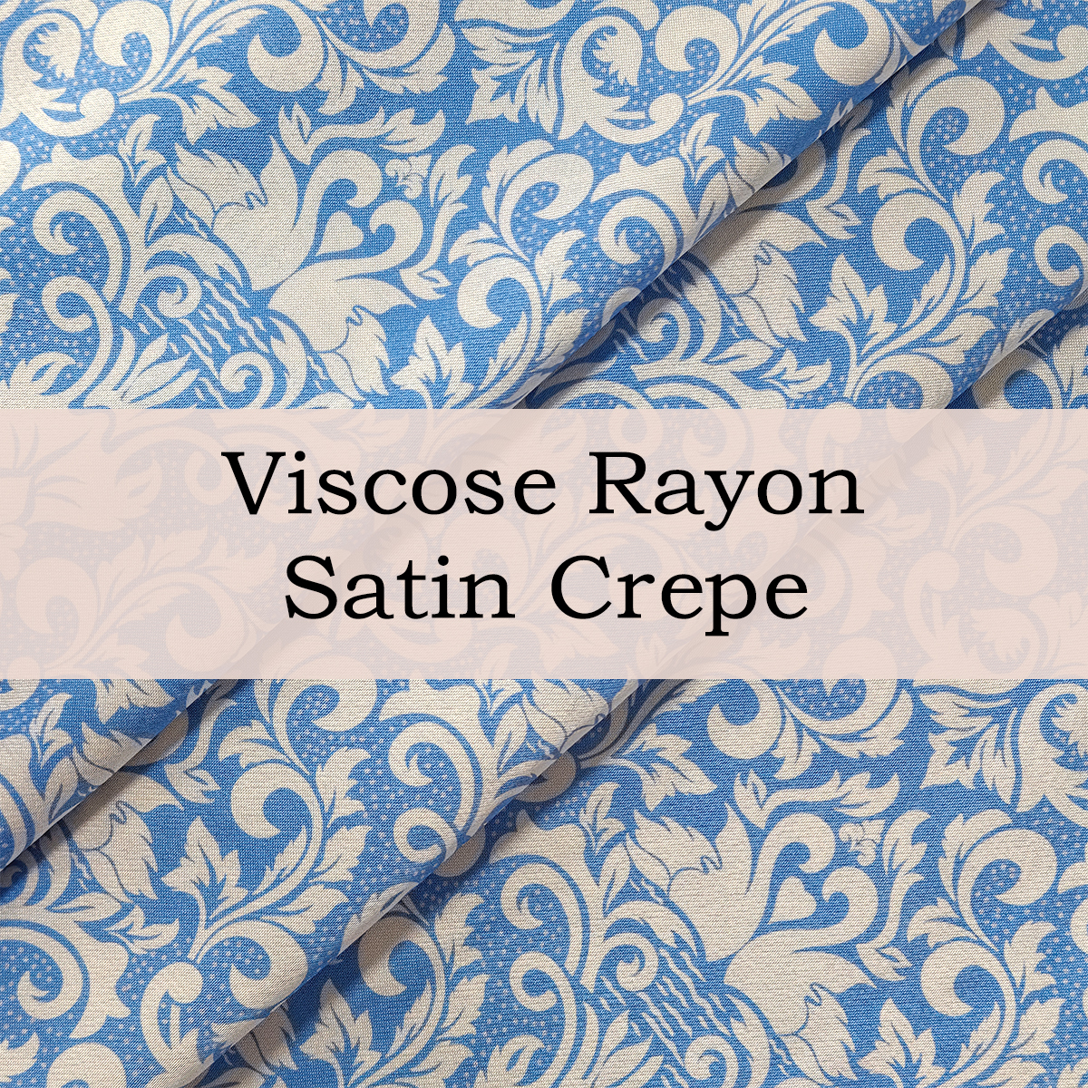 Custom Printed Viscose Rayon Satin Crepe Fabric – Silky, Midweight & Elegant for Premium Dresses & Formalwear