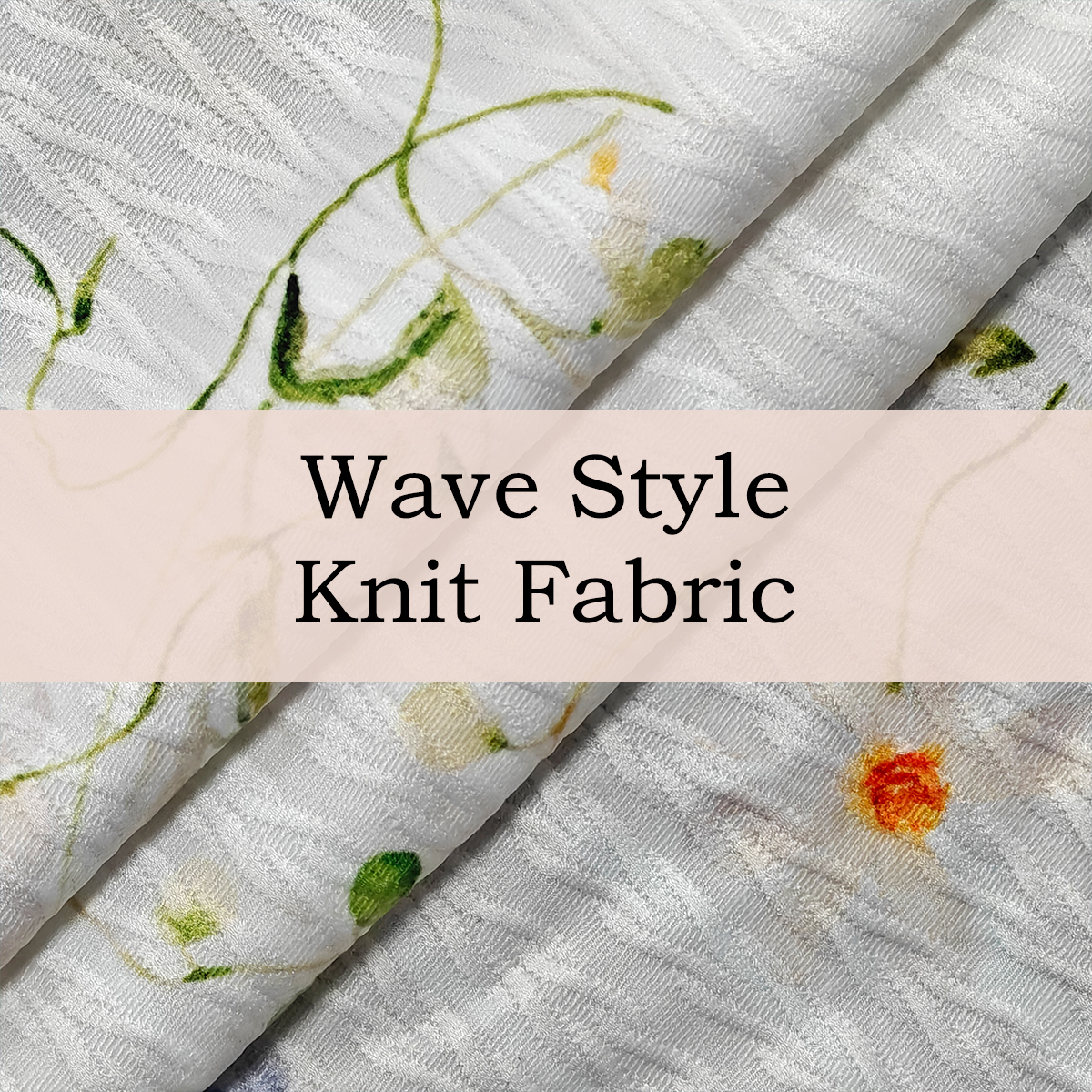 Custom Printed Wave Style Knit Fabric – Custom Printed Activewear & Fashion Fabric