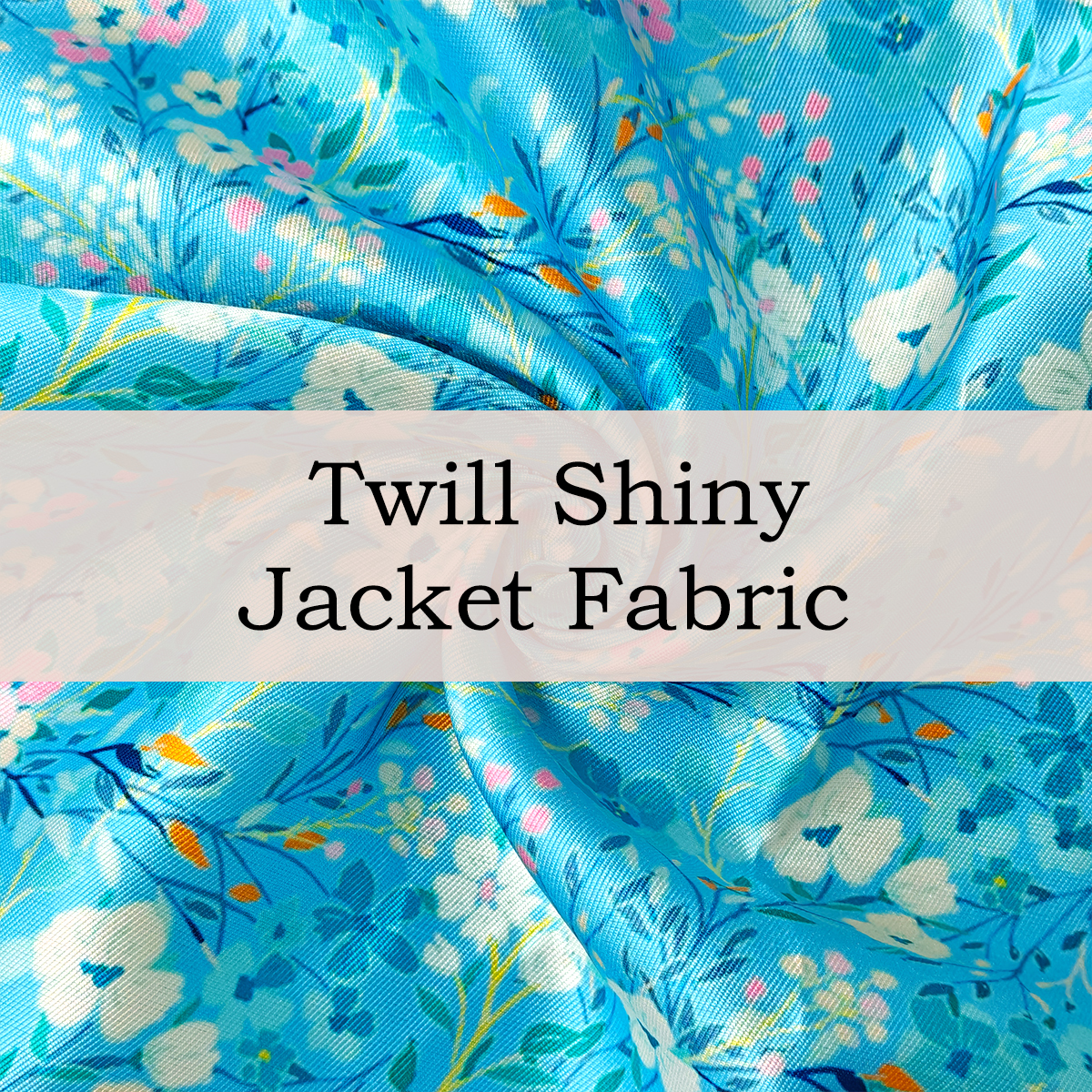 Custom Printed Twill Shiny Jacket Fabric – Durable, Sleek & Personalized for Statement Outerwear & Fashion Accents