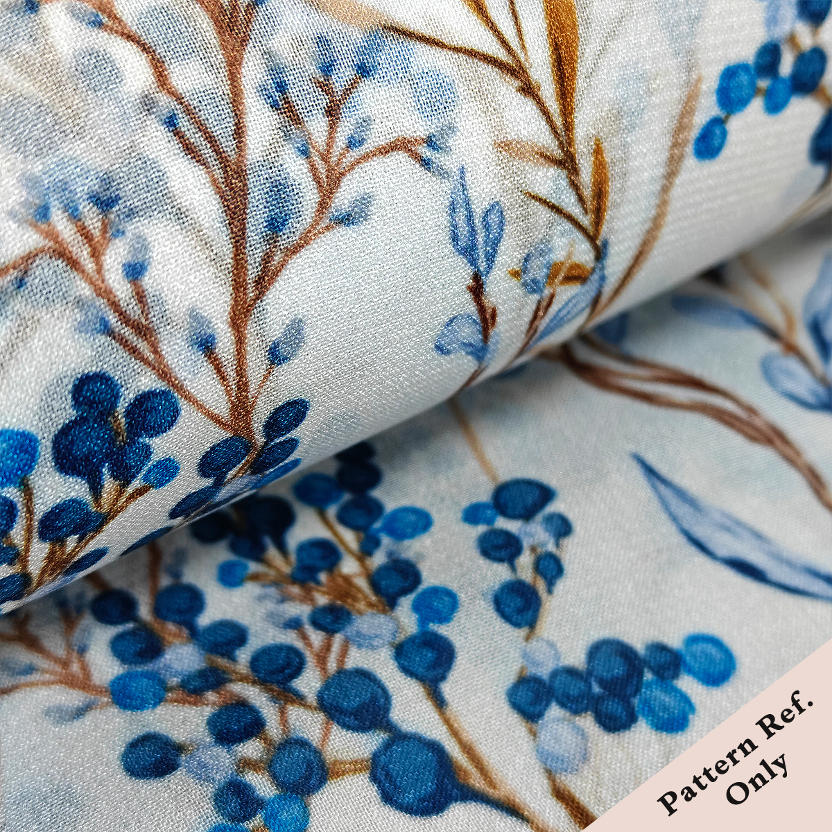 Custom Printed Velvet Chiffon Fabric – Ultra-Light, Sheer & Softly Textured for Elegant Fashion & Romantic Accents