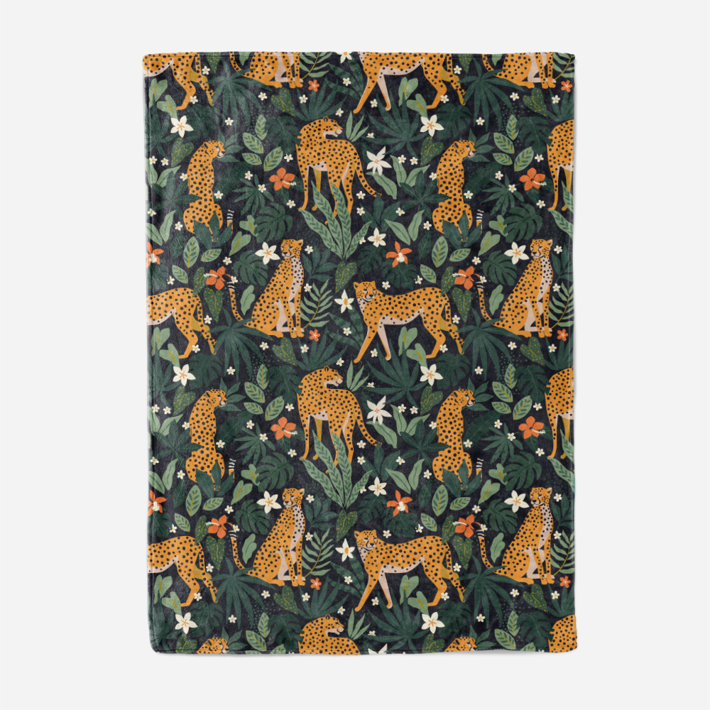 Throw Blanket – Fairy Dragon Castle Cloud Pattern