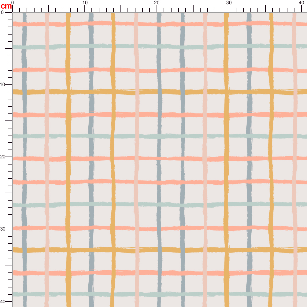 Colorful Hand Drawn Checkered Graffiti Seamless Pattern - Custom Print Fabrics