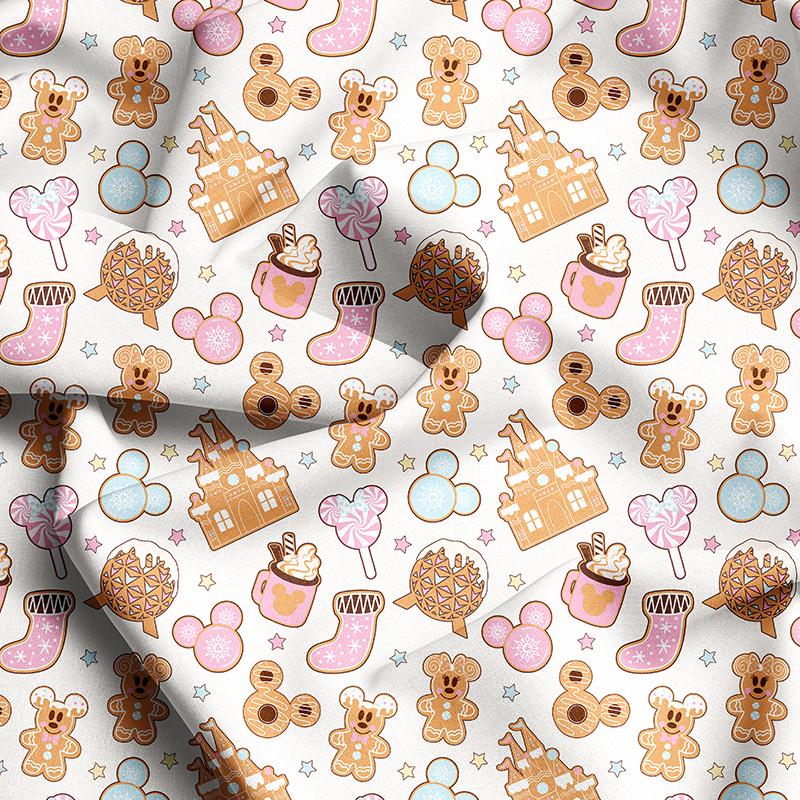Custom Mickey Cookies Print Fabric, Personalize Your Prints At Prinstitch
