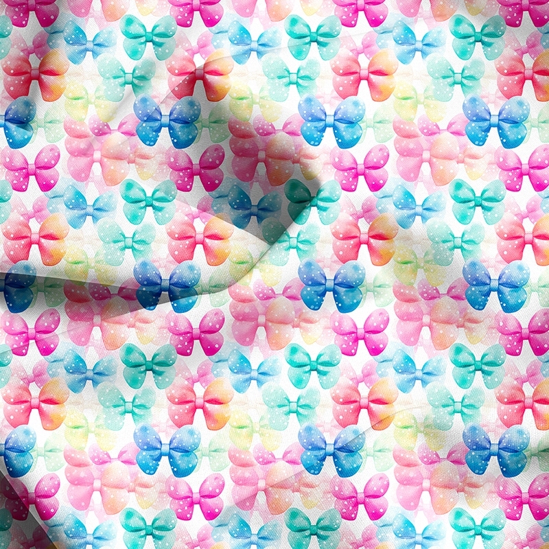 Custom Print Cute Bowknot Fabric, Create Unique Fabrics At Prinstitch