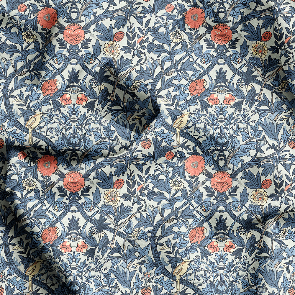 Seamless Liberty Floral Prints, Create Custom Fabric Designs with Prinstitch