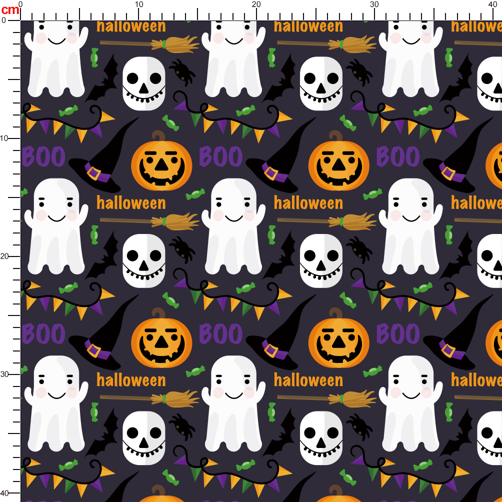 Custom Halloween Party Designs Fabric - Print On Demand for Seamless Fabric Patterns