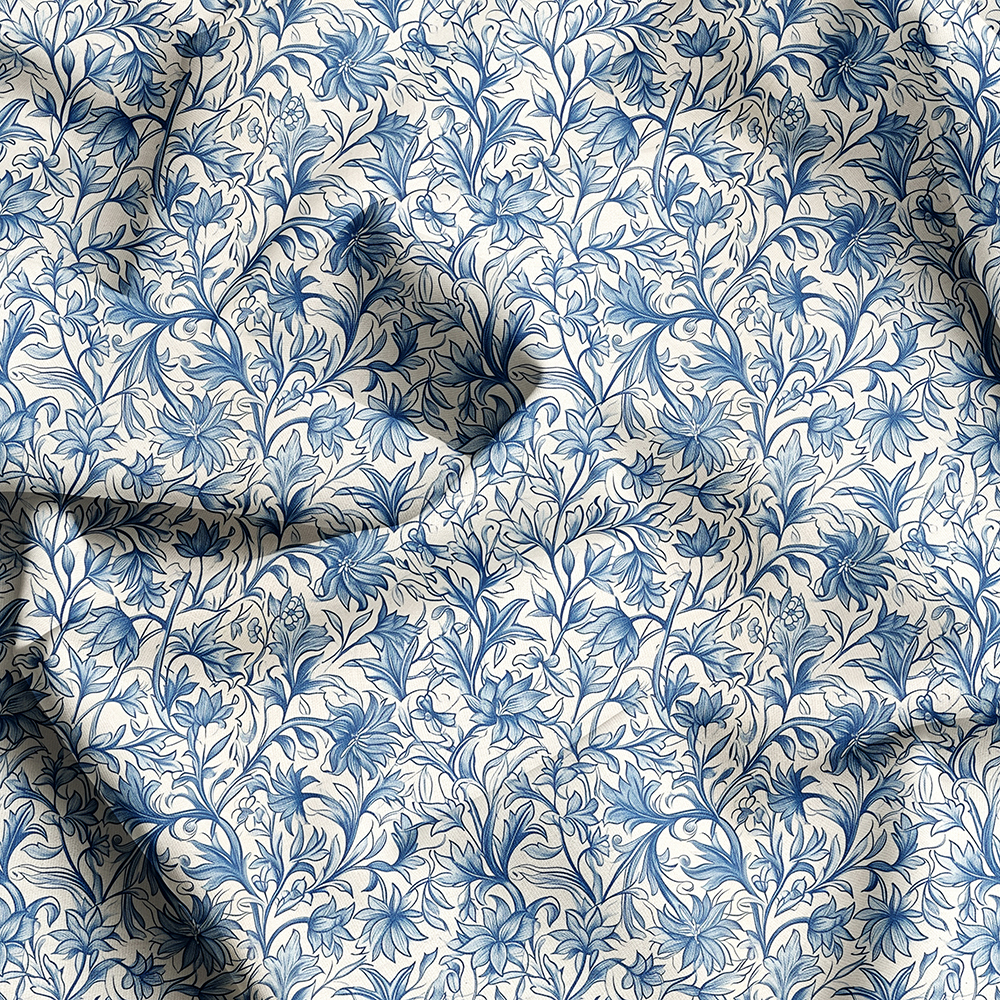 Seamless Liberty Floral Prints, Create Custom Fabric Designs with Prinstitch