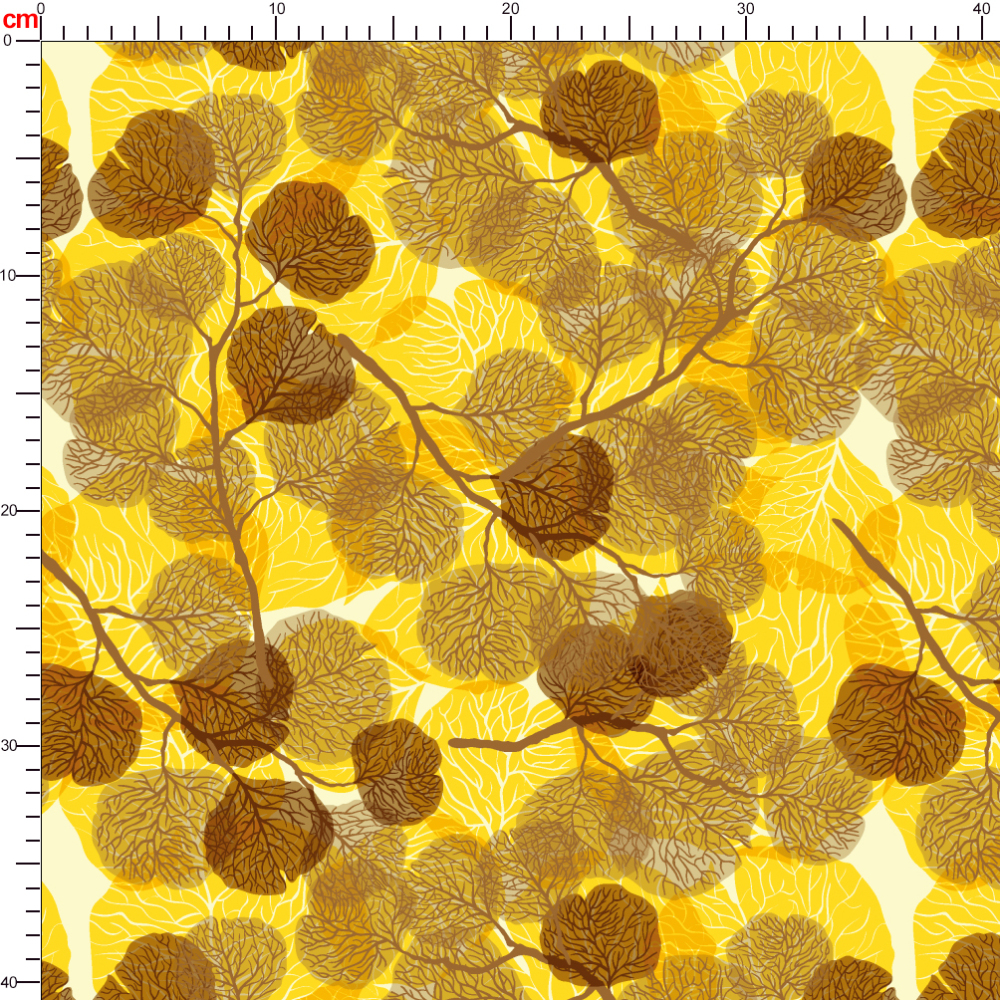 Layered and Vibrant Vintage Free - Style Floral Natural Leaf Liberty Floral Print – Custom Print Fabrics