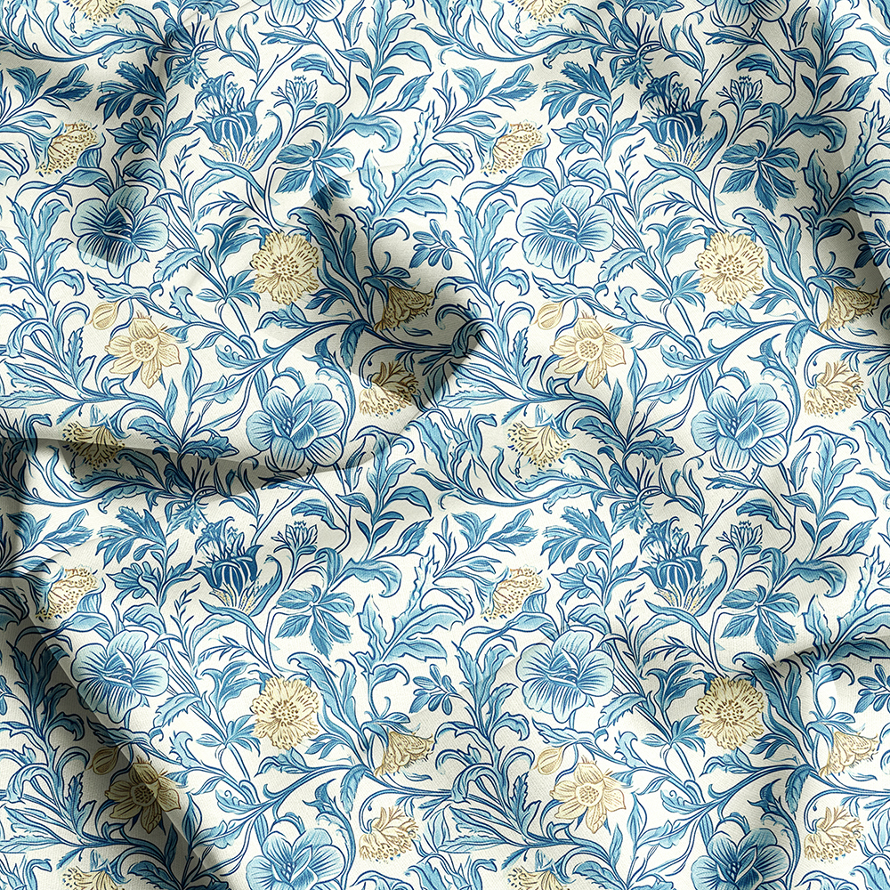Seamless Liberty Floral Prints, Create Custom Fabric Designs with Prinstitch