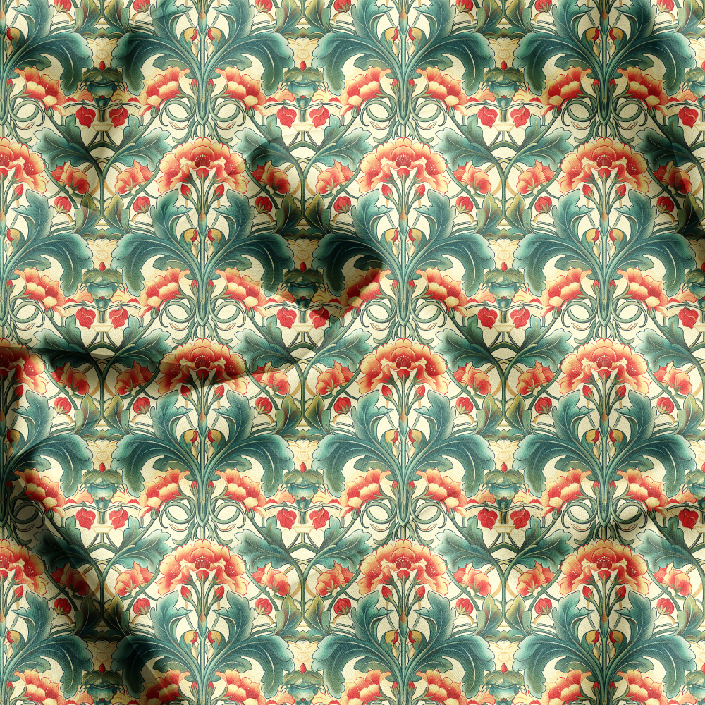 Liberty Fabric Printing Service, Custom Seamless Floral Patterns at Prinstitch