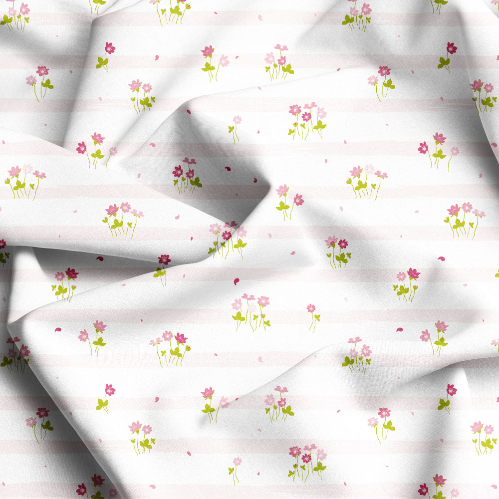 Spring Liberty Small Flowers Fabrics, High-Quality Seamless Prints for Your Creations