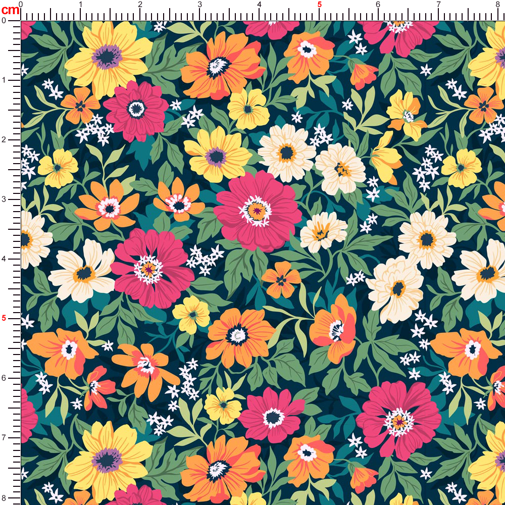Delicate and Colorful Liberty Floral Print Fabric – Custom Print Fabrics