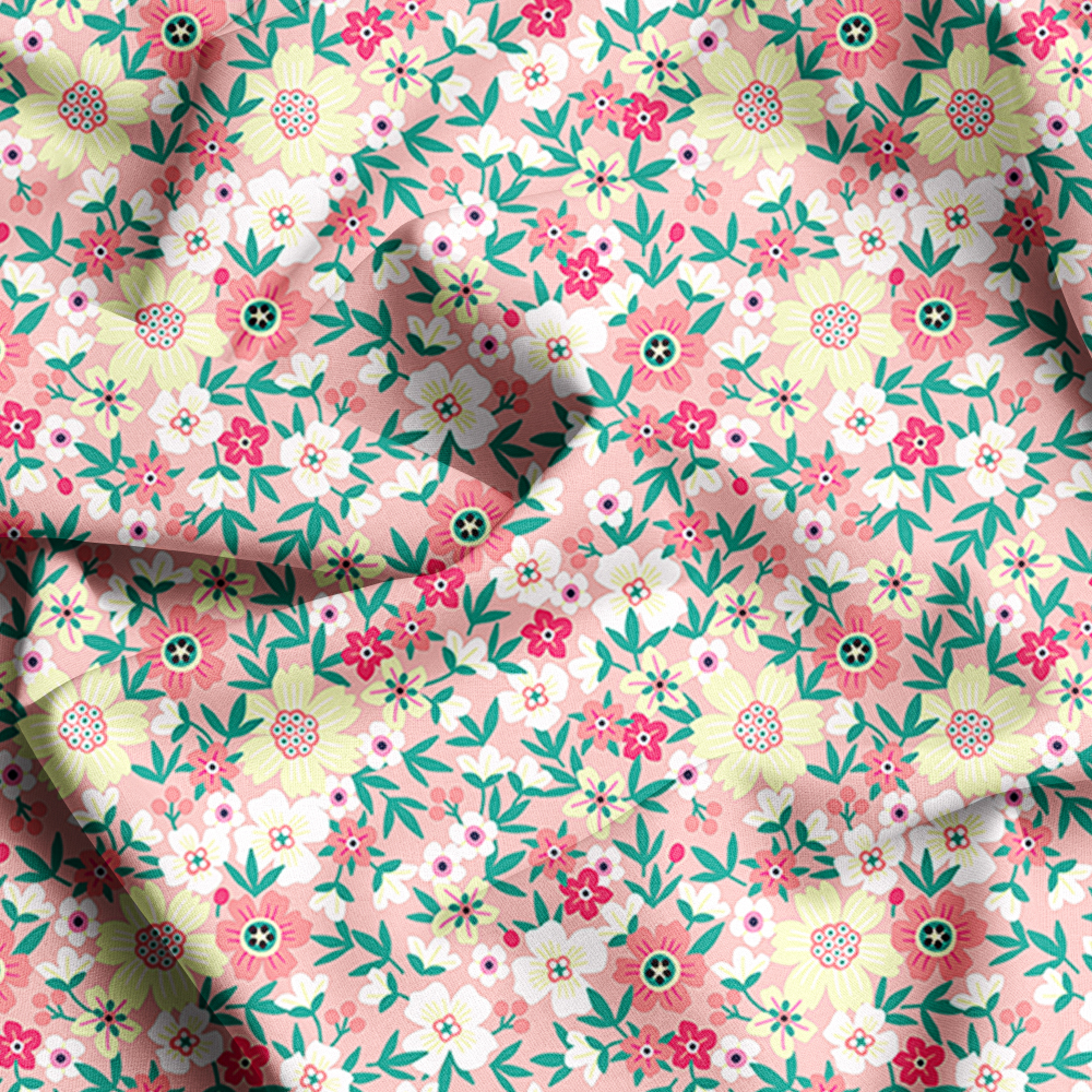 Liberty Floral Print, Custom Seamless Fabric Designs by Prinstitch